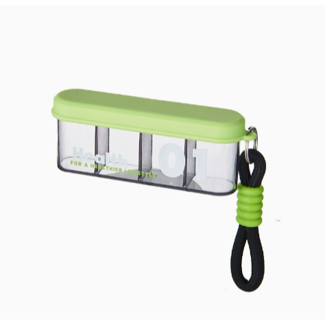 便攜分隔式藥盒 透明藥盒 藥盒 隨身藥盒 防潮藥盒 迷你藥盒 小藥盒 一週藥盒 迷你收納盒 旅行收納 【LZM 生活嚴選-規格圖9