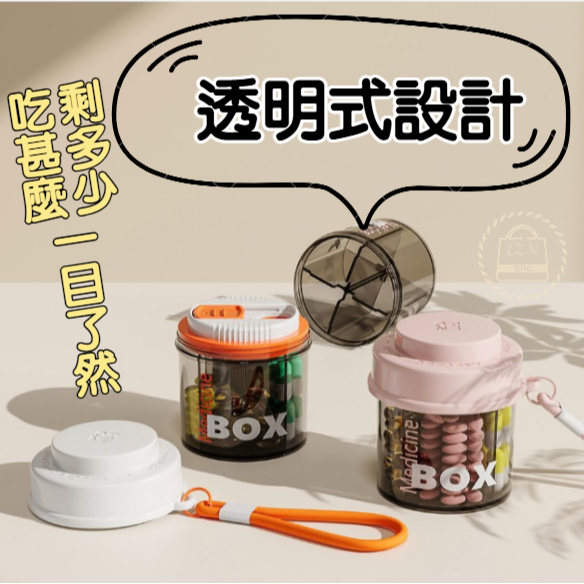便攜分隔式藥盒 透明藥盒 藥盒 隨身藥盒 防潮藥盒 迷你藥盒 小藥盒 一週藥盒 迷你收納盒 旅行收納 【LZM 生活嚴選-細節圖8