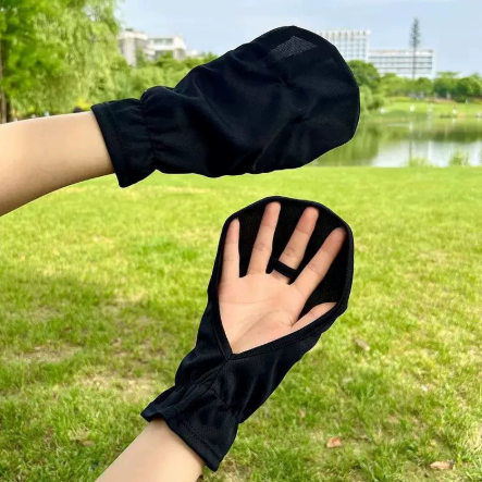 騎車防曬手套 透氣防曬手套 防曬手套 涼感手套 機車手套 開車手套 遮陽手套 防曬 手套 【LZM 生活嚴選】-規格圖10