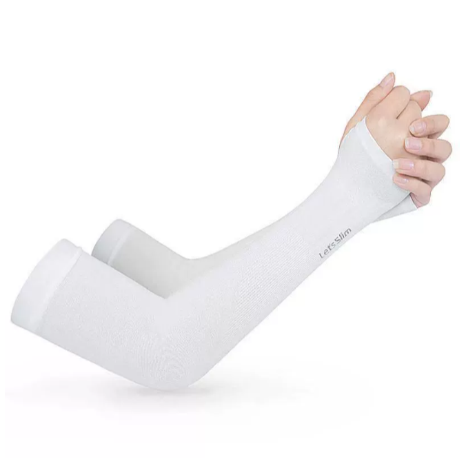 夏日冰絲袖套 冰絲防曬手套 超夯韓版 冰絲袖套 防曬袖套 戶外袖套 袖套 涼感 冰絲 防曬手套 【LZM生活嚴選】-規格圖7