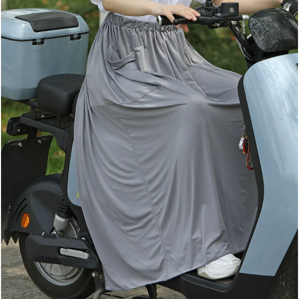 冰絲防曬裙 遮陽裙 機車防曬裙 機車圍裙 防曬裙抗uv 機車遮陽裙 防曬圍裙 機車圍裙 機車裙 WW182-規格圖11