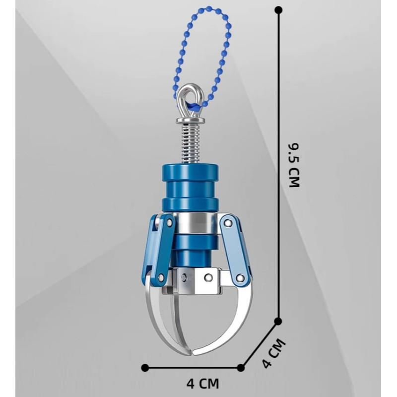 台灣娃娃機抓夾 仿真娃娃夾 可夾 塑膠鑰匙扣 掛件 飾品玩具 娃娃家 彈簧爪夾 吊飾 鑰匙圈【LZM生活嚴選】-細節圖2