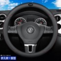 福斯皮革方向盤套 透氣防滑方向盤套 Tiguan Golf wagon Polo T-Roc T-Cross-規格圖9