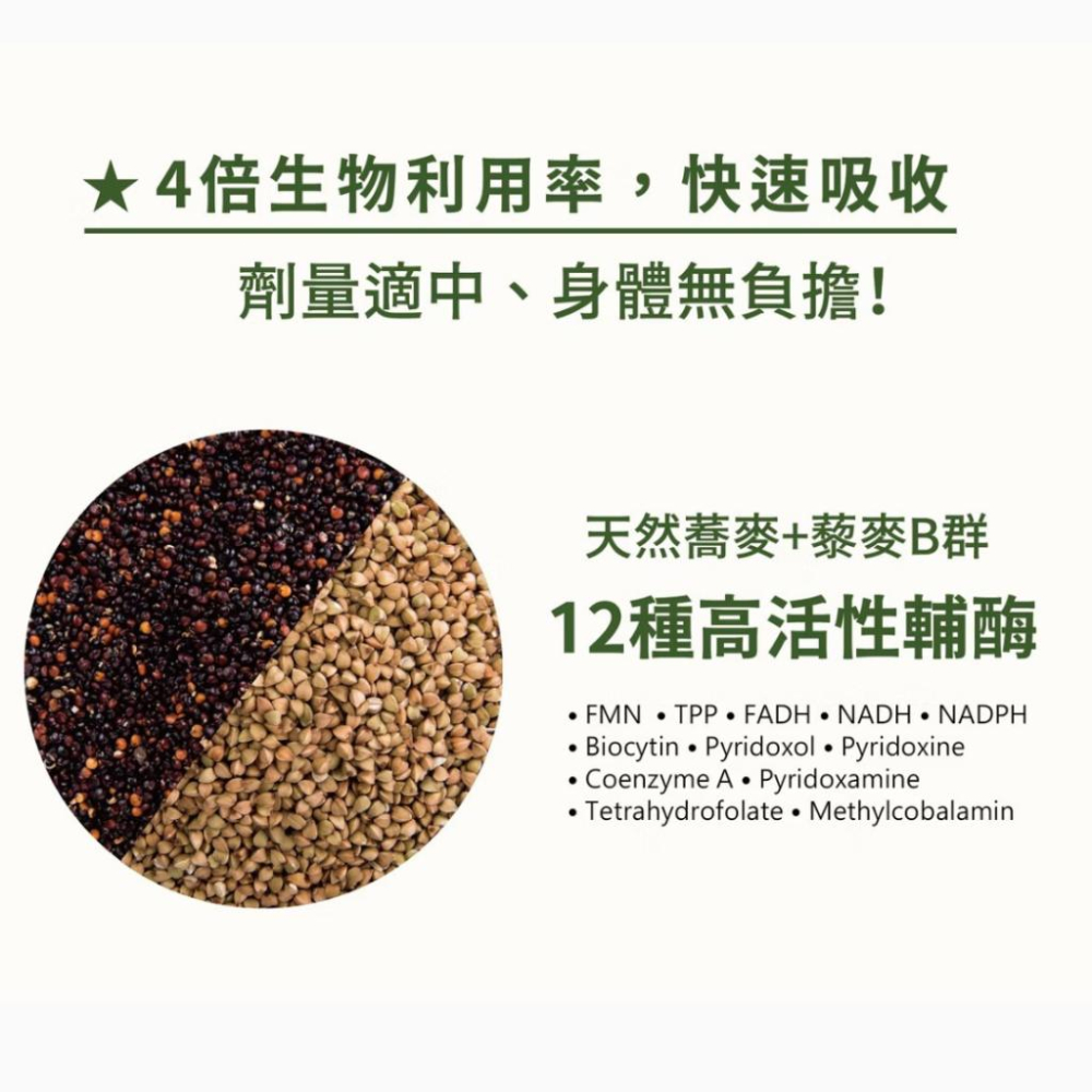 藥局直營 倍鮮天然B群+C 30包/盒 隨時充滿能量 植物萃取B群 全素 孕哺可食 鎮安中西安和藥局-細節圖4