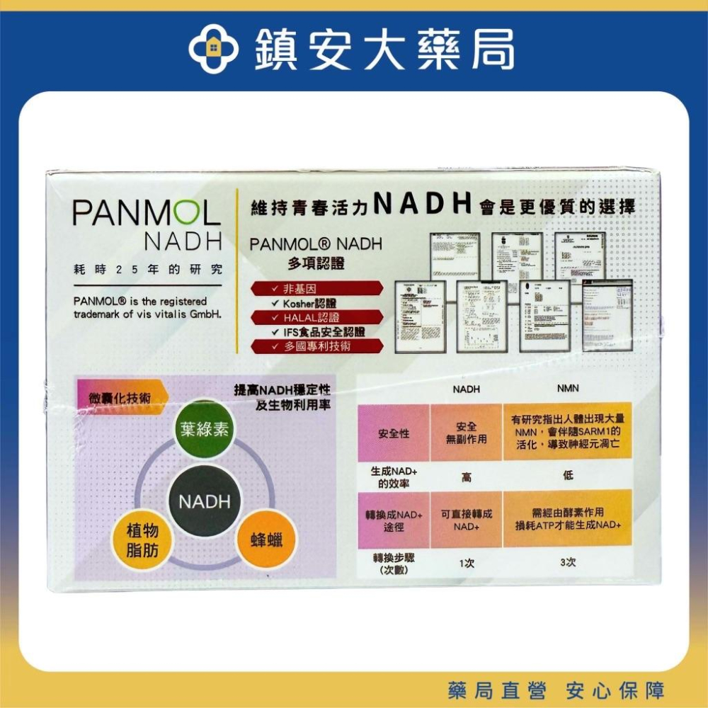 【保健一生】加強版 保益循精胺酸丹參NADH 粉包 30包 精胺酸 麩醯胺酸 NADH 鎮安中西安和藥局-細節圖3