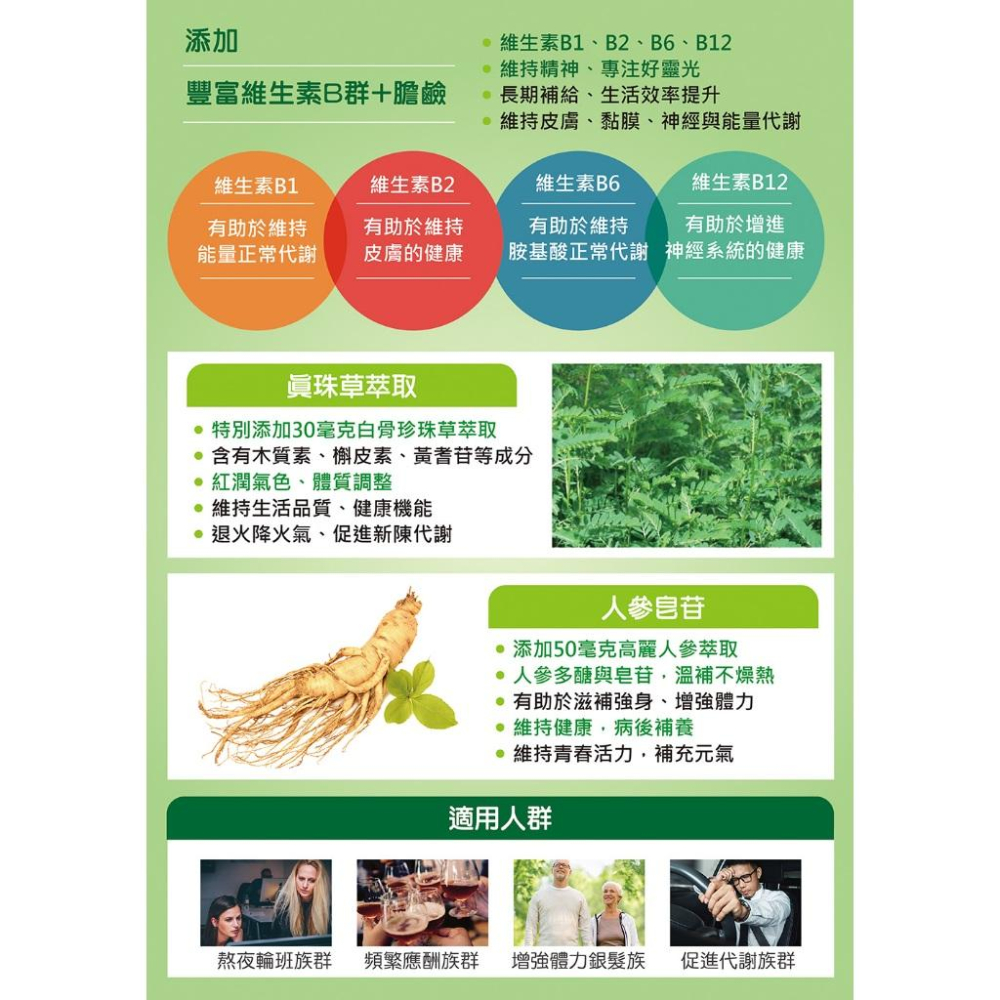 德美利-復苷能高機能素食膠囊 60粒/盒 德國生產 朝鮮薊 高麗人參 珍珠草 鎮安中西安和藥局-細節圖3