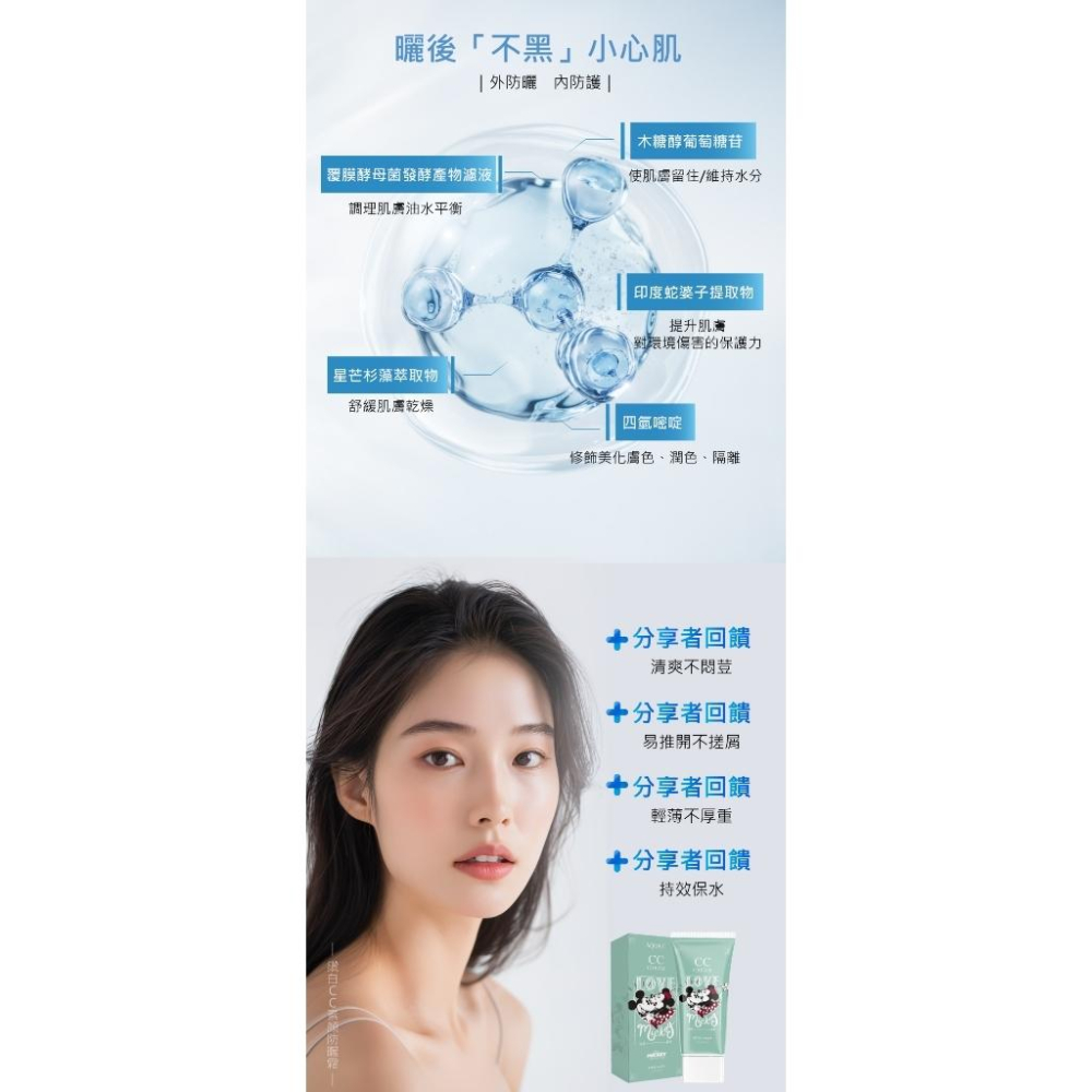 AQUA.C鑽白CC素顏防曬霜30G-細節圖6