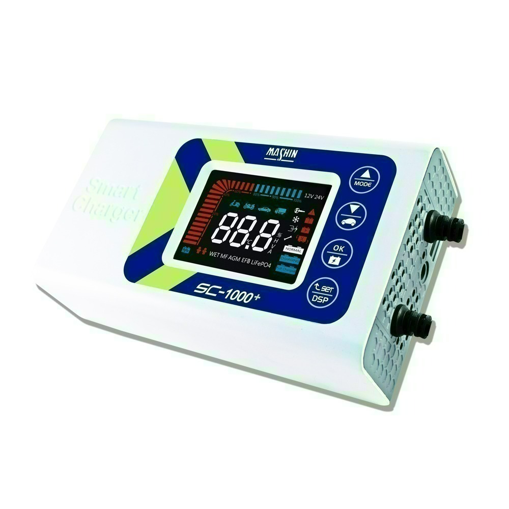 【7-11門市團購】【麻新電子】SC1000+ 智慧型 12V 鉛酸/鋰鐵電池 雙模充電器(贈臺灣製造專用收納包)-規格圖7