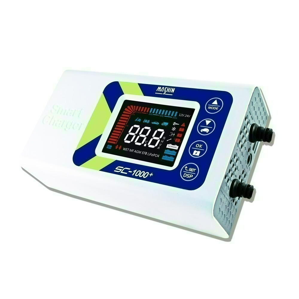 【7-11門市團購】【麻新電子】SC1000+ 智慧型 12V 鉛酸/鋰鐵電池 雙模充電器(贈臺灣製造專用收納包)-規格圖7