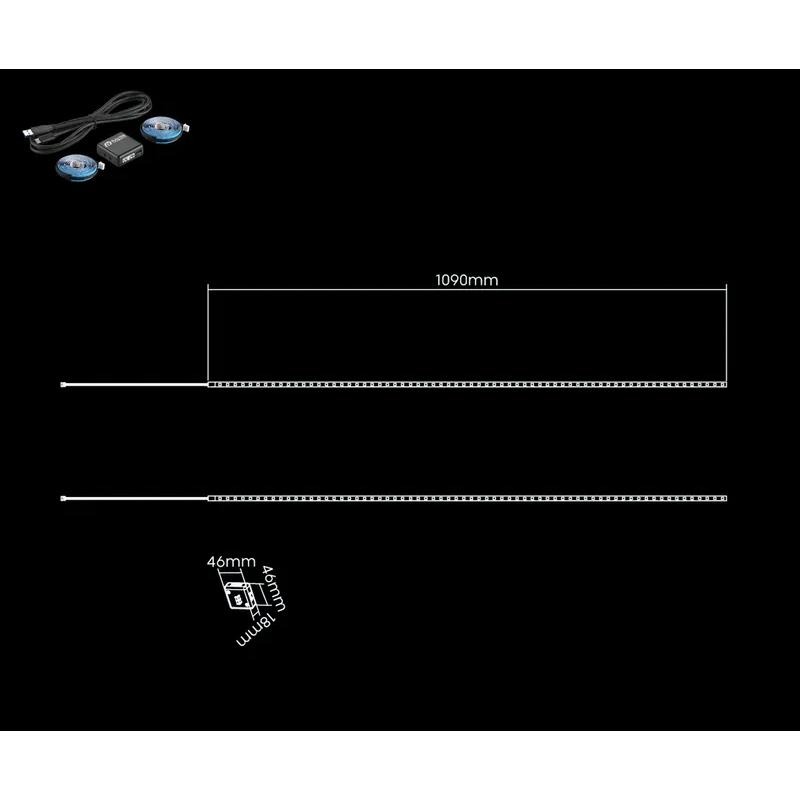 Raymii LGEAR-1 通用型RGB電競書桌裝飾燈條組-細節圖5