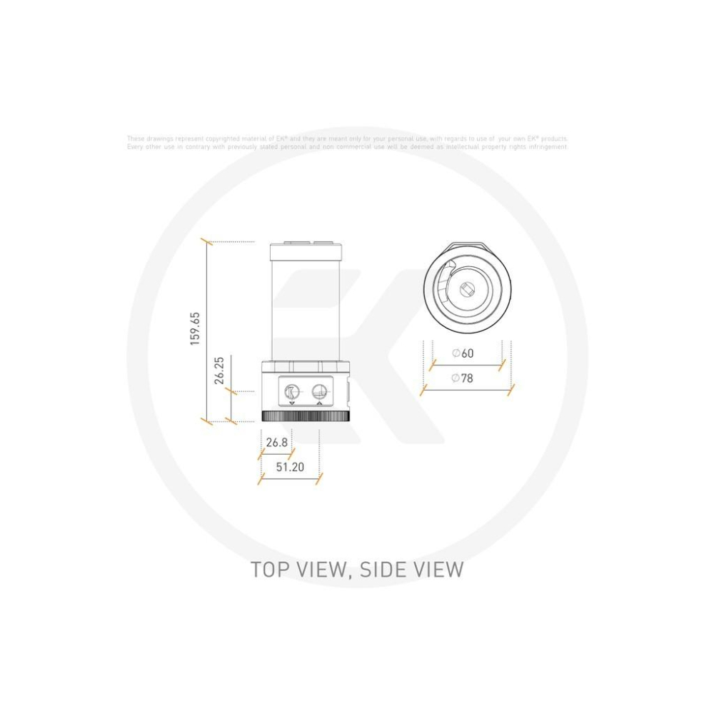 EKWB EK-Quantum Kinetic TBE 200 D5 D-RGB 一體式水箱-細節圖9