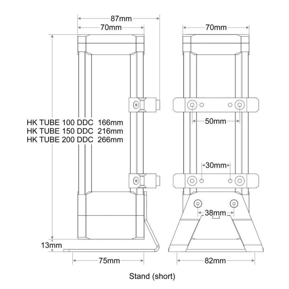 Watercool Heatkiller Tube 100 150 200 DDC 玻璃水箱組-細節圖5