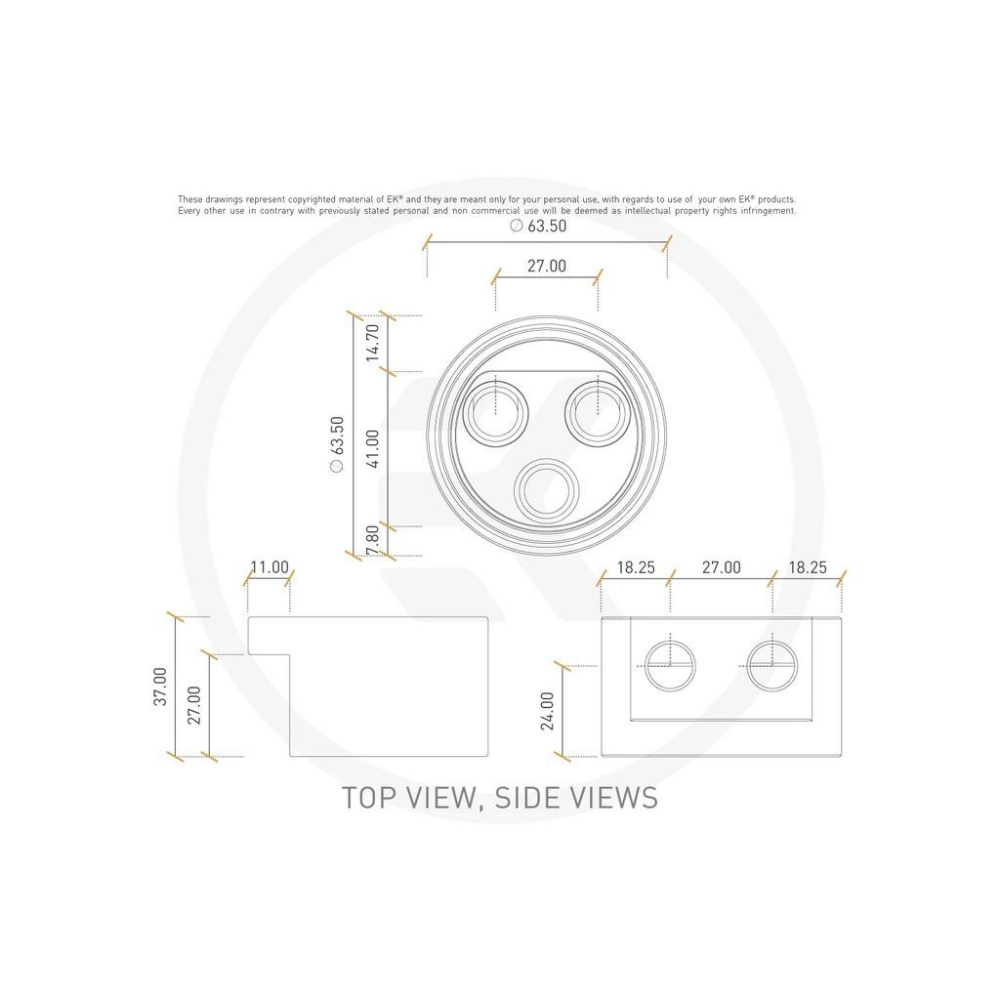 EKWB EK-RES X3 - Multiport TOP 水箱多孔上蓋-細節圖3