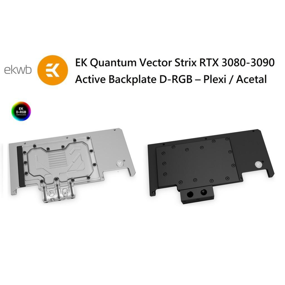 EKWB EK-Quantum Vector RTX 3080/3090 背板水冷頭 各家品牌共同賣場-細節圖3