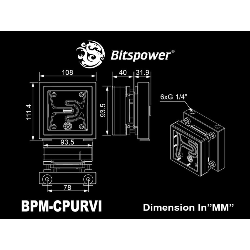 Bitspower CPU Block Summit Revo Intel Edition-細節圖4