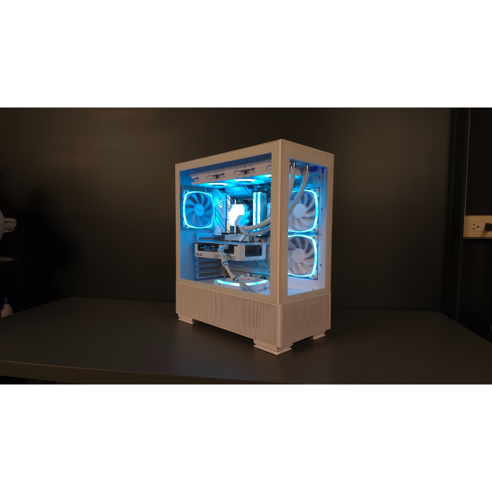 AMD 40系 電競電腦 RGB發光 純白主機/贈滑鼠墊-細節圖3