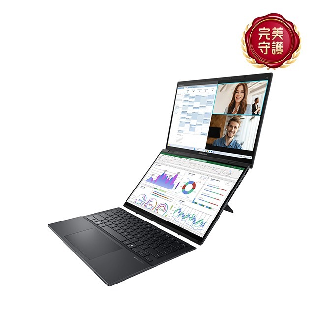 ASUS 華碩Zenbook Duo 14吋AI輕薄觸控OLED筆電灰色 UX8406CA-0042I285H-細節圖3