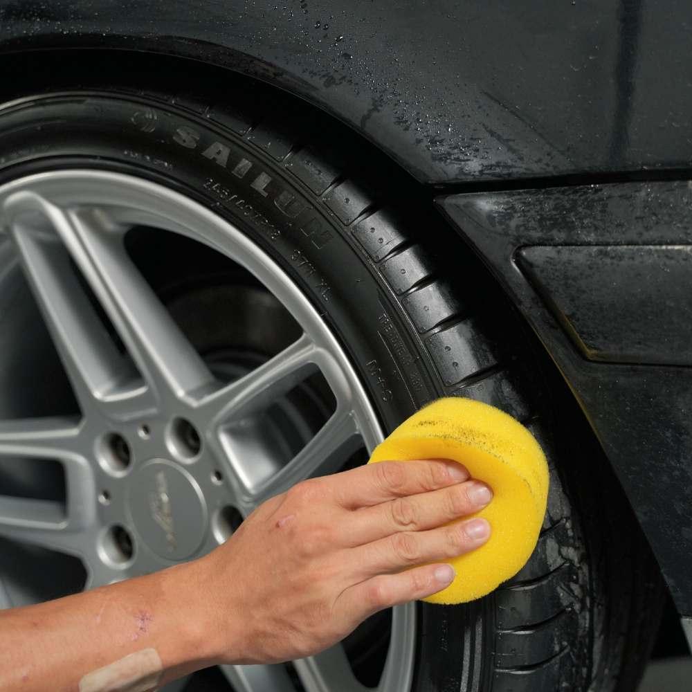 【快乾不油膩!】進擊#1 快乾輪胎鍍膜 贈海綿刷! 輪胎油/輪胎光澤劑/長效型/增亮/抗氧化/防水-細節圖3