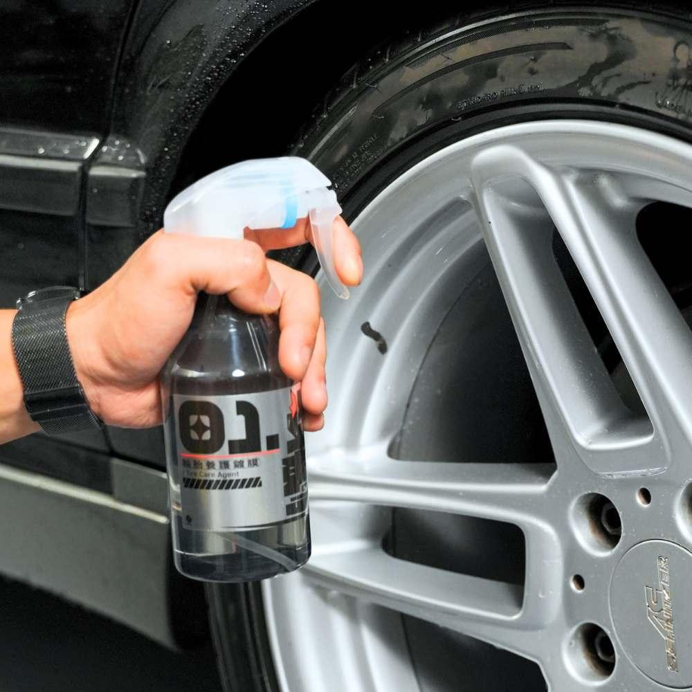 【快乾不油膩!】進擊#1 快乾輪胎鍍膜 贈海綿刷! 輪胎油/輪胎光澤劑/長效型/增亮/抗氧化/防水-細節圖4
