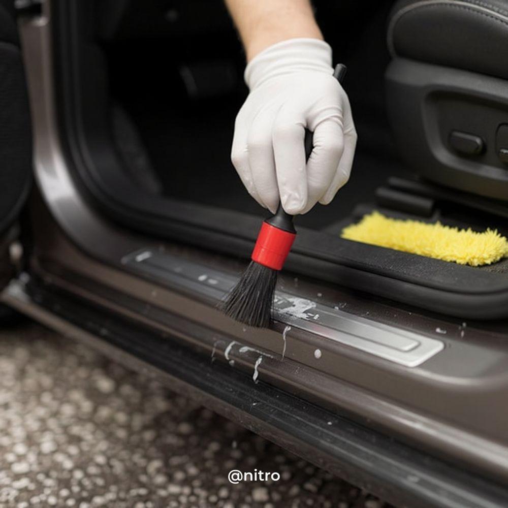 【他X的只要 2 元而已 !】細節刷 內裝清潔刷組 輪框刷 輪胎刷 洗車必備 洗車工具-細節圖3