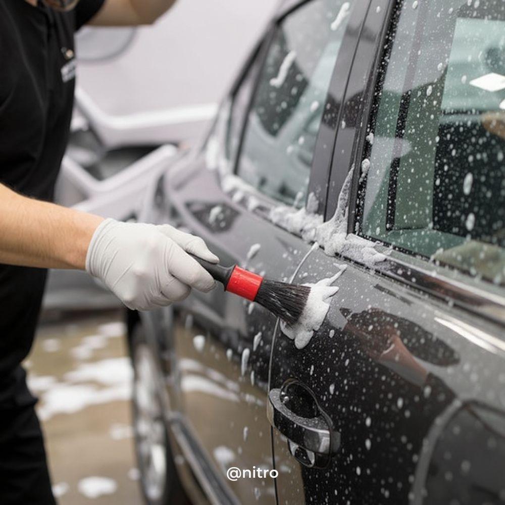 【他X的只要 2 元而已 !】細節刷 內裝清潔刷組 輪框刷 輪胎刷 洗車必備 洗車工具-細節圖6