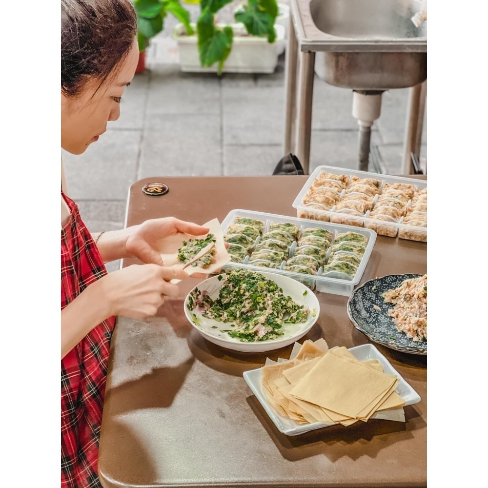 老豫仔餃子館-千張高麗菜鮮肉水餃(20顆/盒)-細節圖3