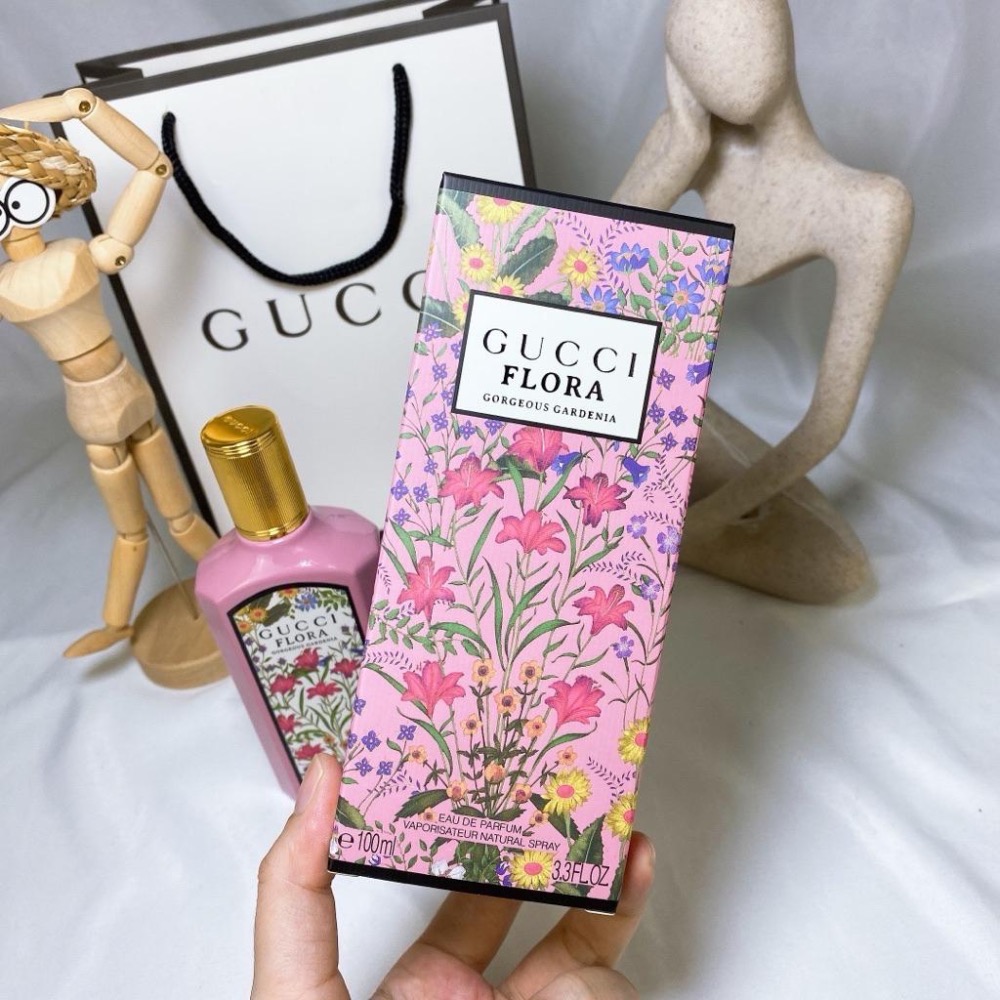 GUCCI古馳2021新品綺夢梔子花限量女士香水Flora 持久濃香100ml-細節圖6