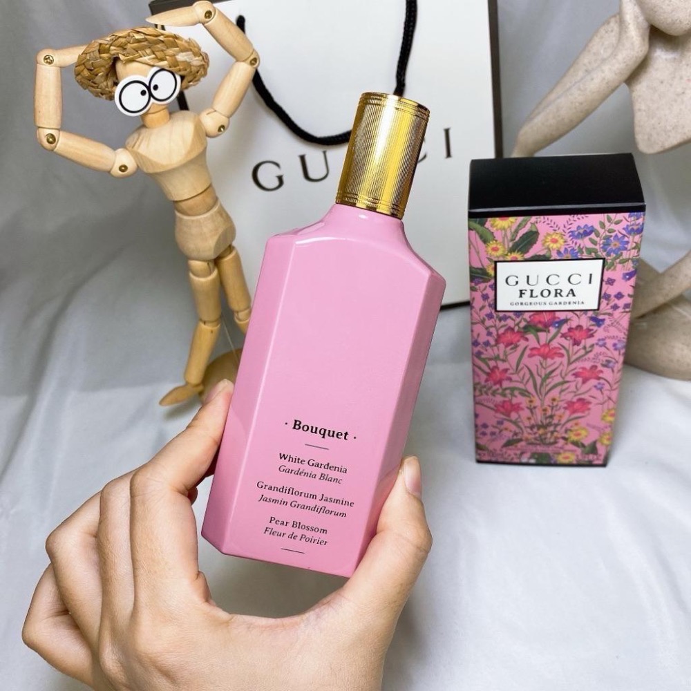 GUCCI古馳2021新品綺夢梔子花限量女士香水Flora 持久濃香100ml-細節圖4