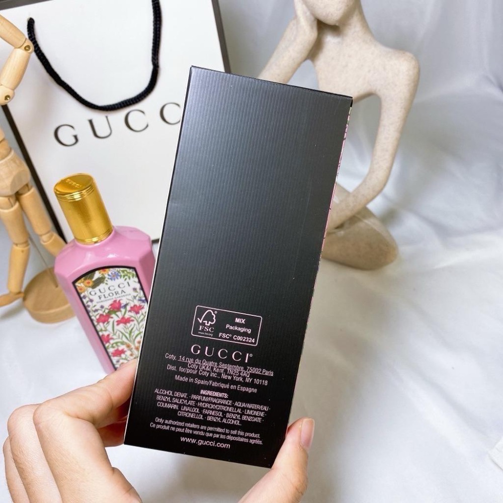GUCCI古馳2021新品綺夢梔子花限量女士香水Flora 持久濃香100ml-細節圖8