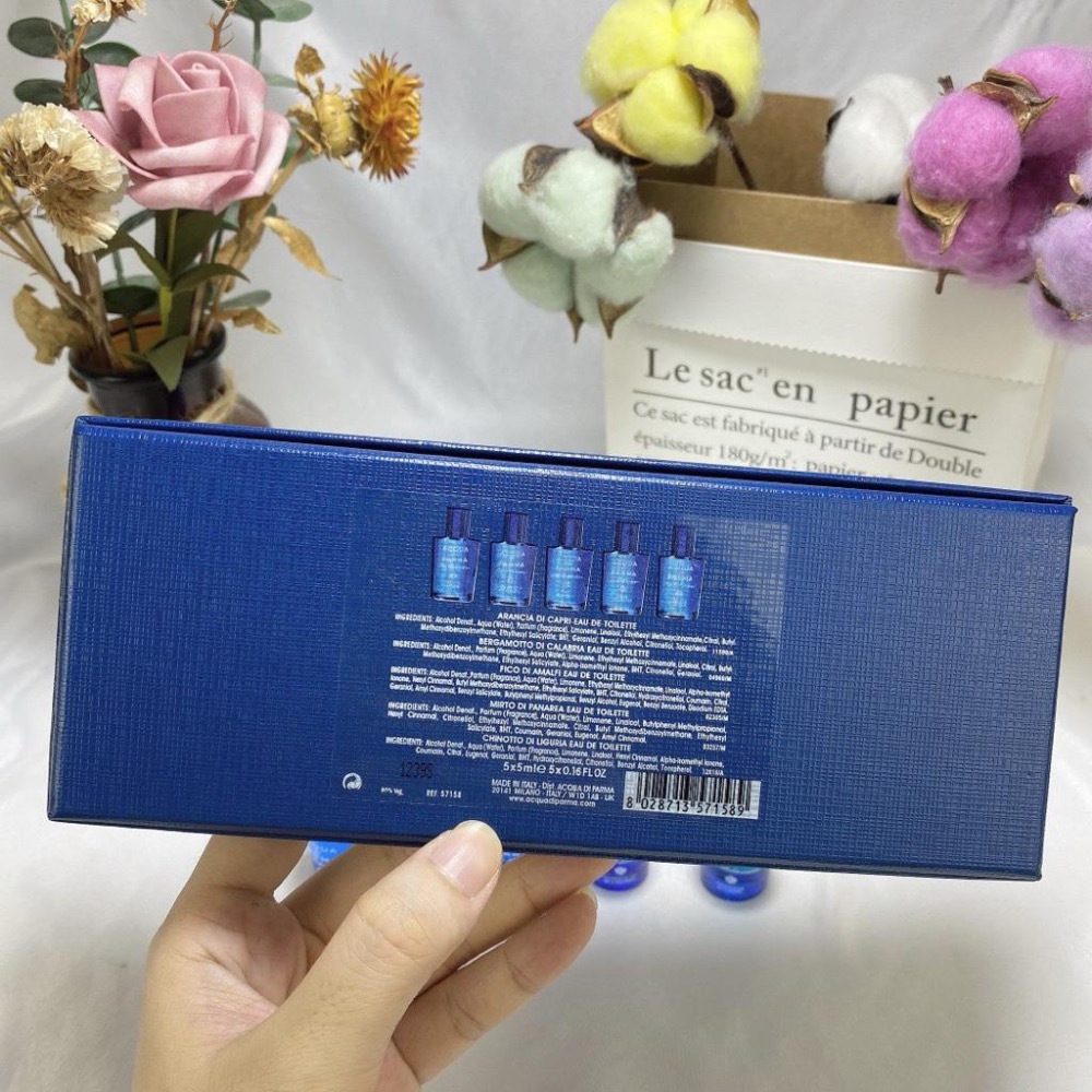 帕爾馬藍色地中海五件套香水小樣5件套（專櫃版）-細節圖3