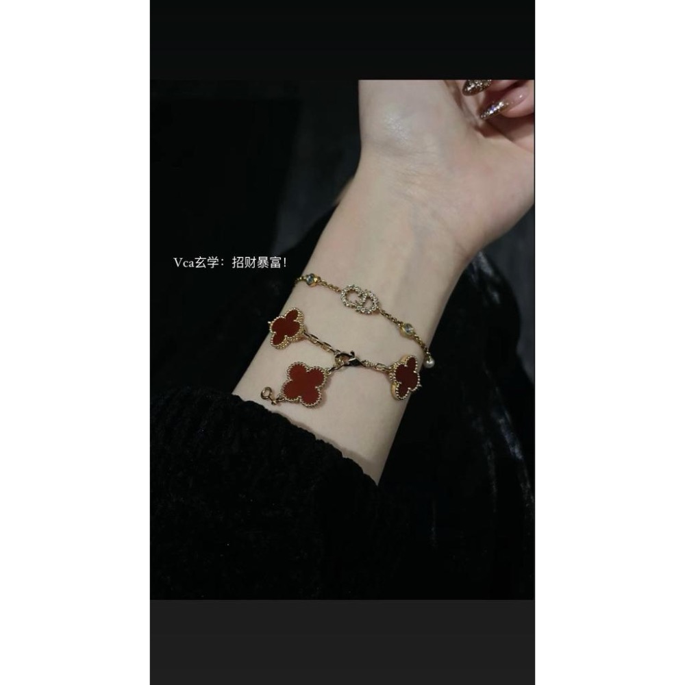 VCA五花手鏈含整套包裝-細節圖2