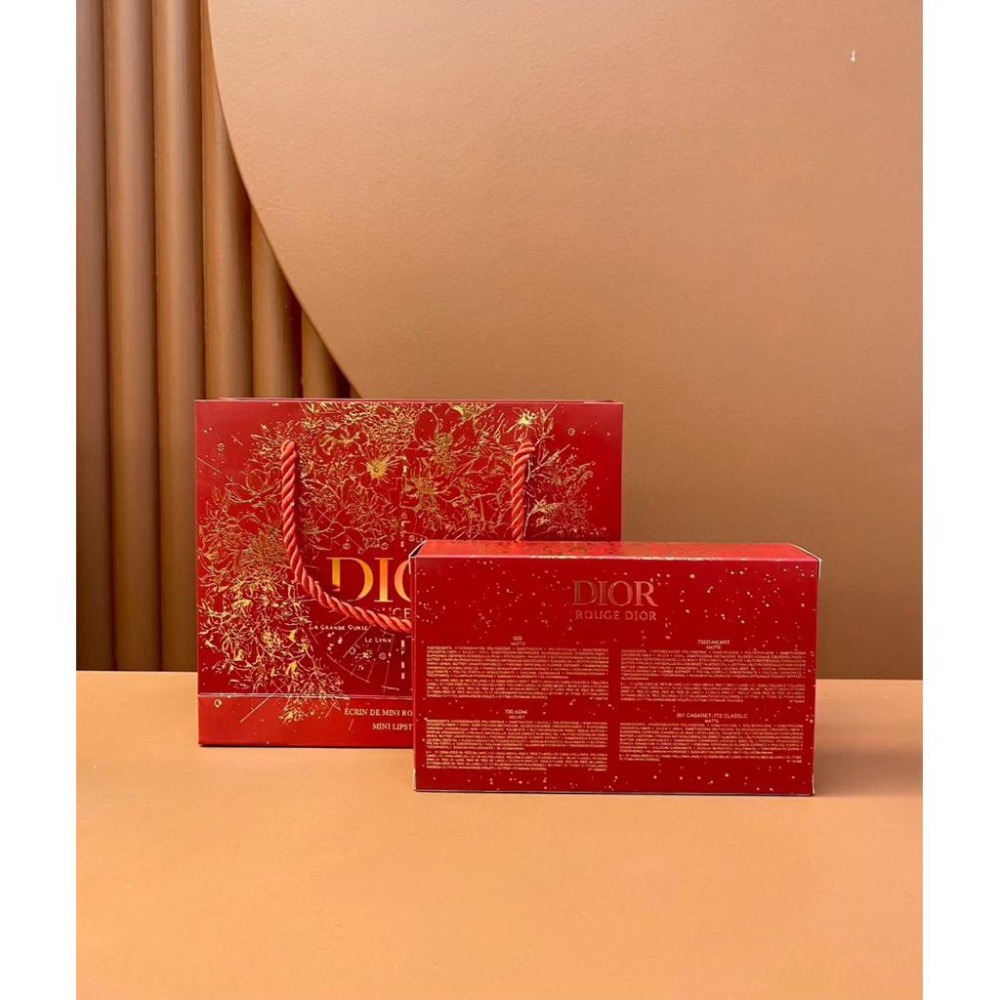 新春迪奧口紅小樣五件套龍年套盒-細節圖2