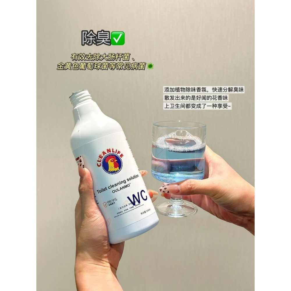 OLM大公雞二代潔廁液500ml*5瓶-細節圖2