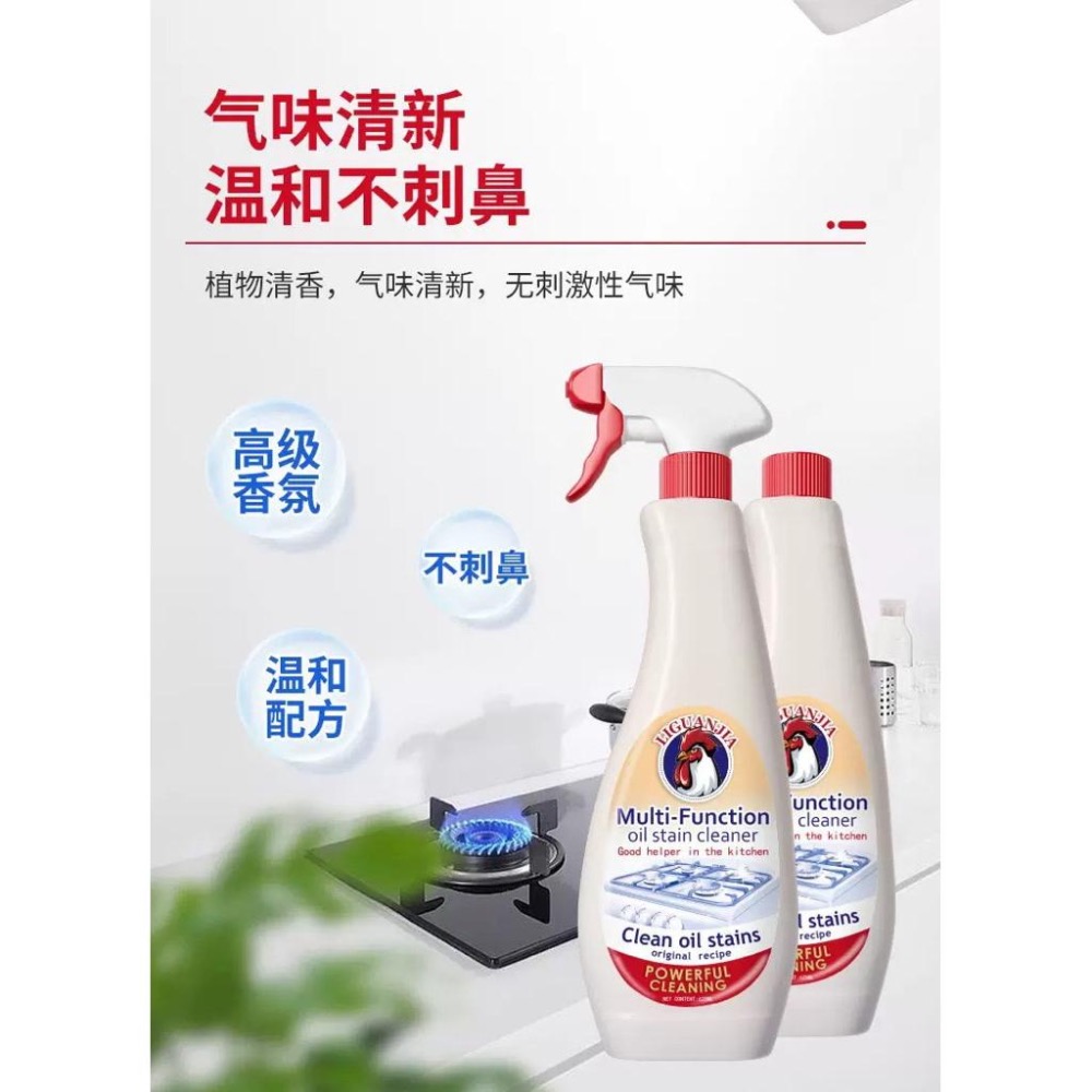 立管家大公雞頭強力去油廚房多功能清潔劑625ml-細節圖5