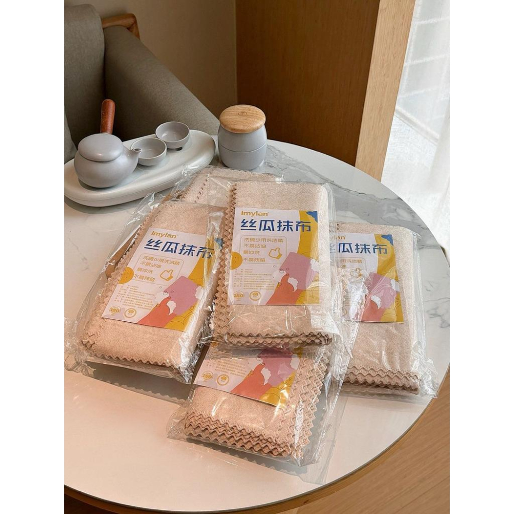 Imylan絲瓜抹布乾濕兩用*3包-細節圖9