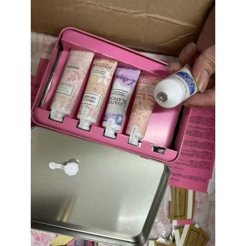 2025歐舒丹護手霜鐵盒櫻花五件套-細節圖2