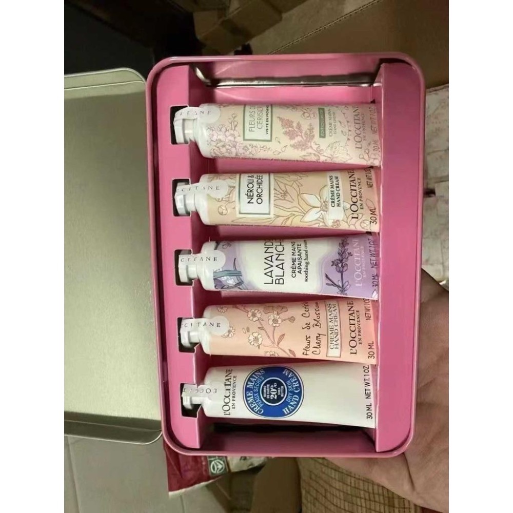 2025歐舒丹護手霜鐵盒櫻花五件套-細節圖3