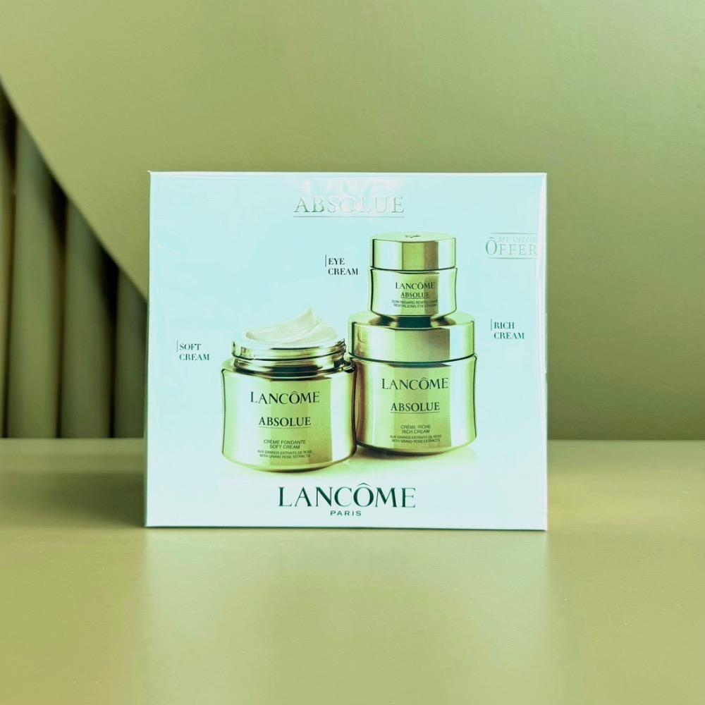 蘭蔻箐純輕盈面霜60ml+箐純滋潤面霜60ml+箐純眼霜20ml（三件套）-細節圖2