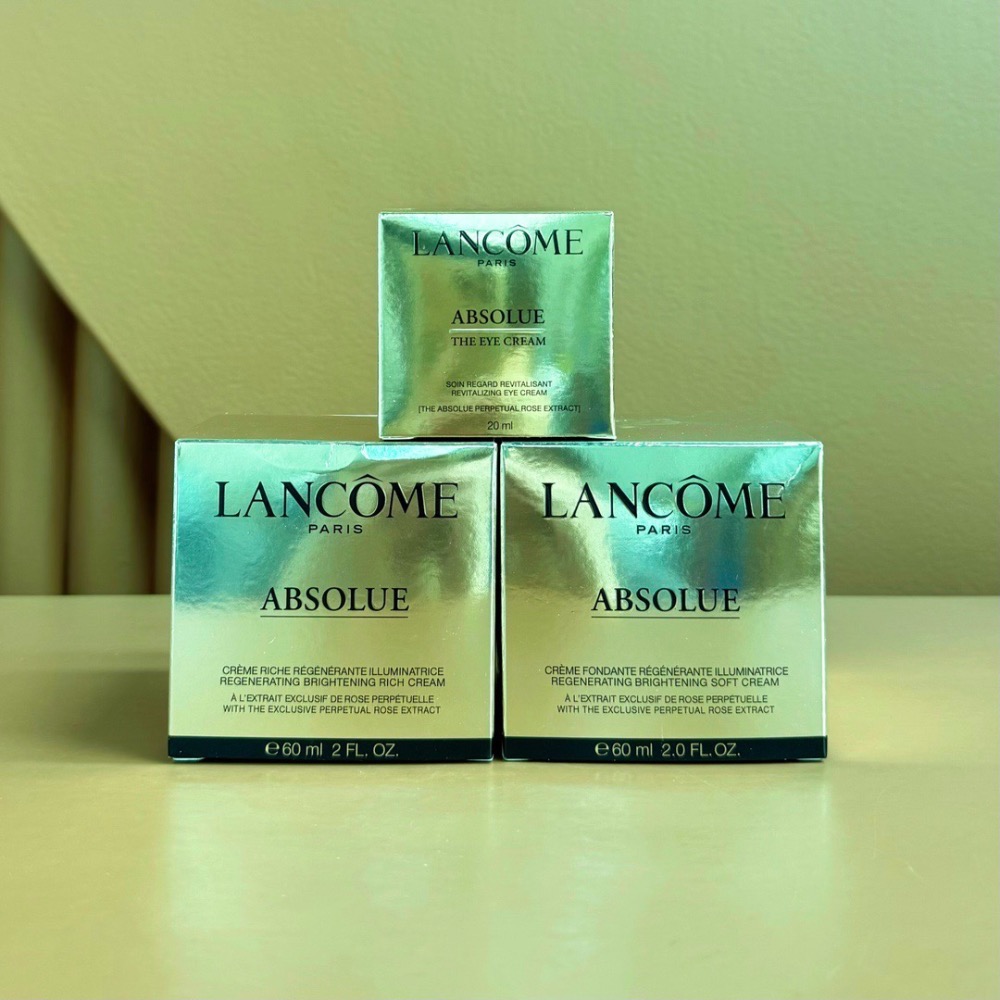 蘭蔻箐純輕盈面霜60ml+箐純滋潤面霜60ml+箐純眼霜20ml（三件套）-細節圖4