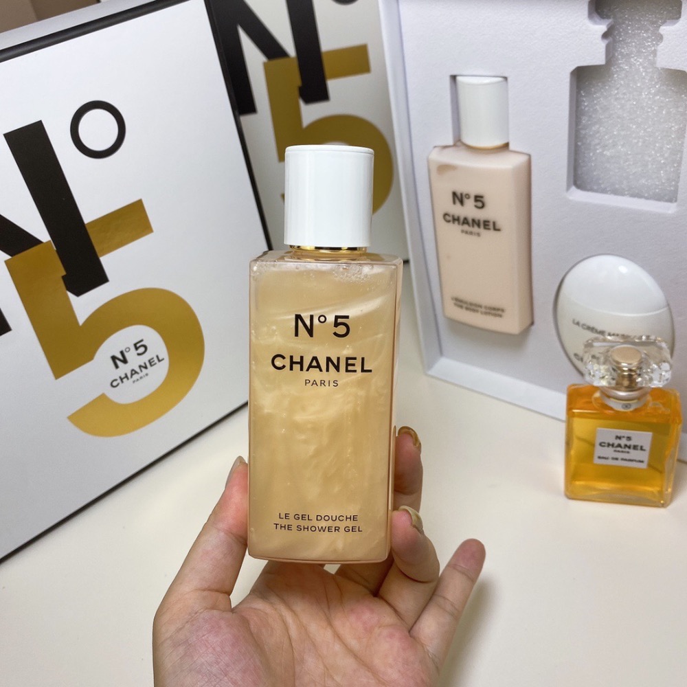 香奈兒黃5號全身香氛四件套裝組-細節圖5