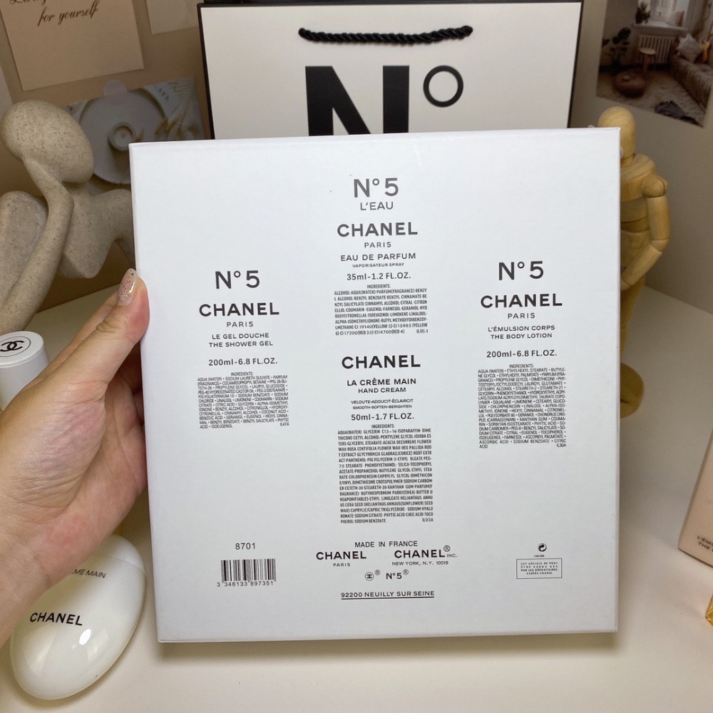 香奈兒黃5號全身香氛四件套裝組-細節圖11