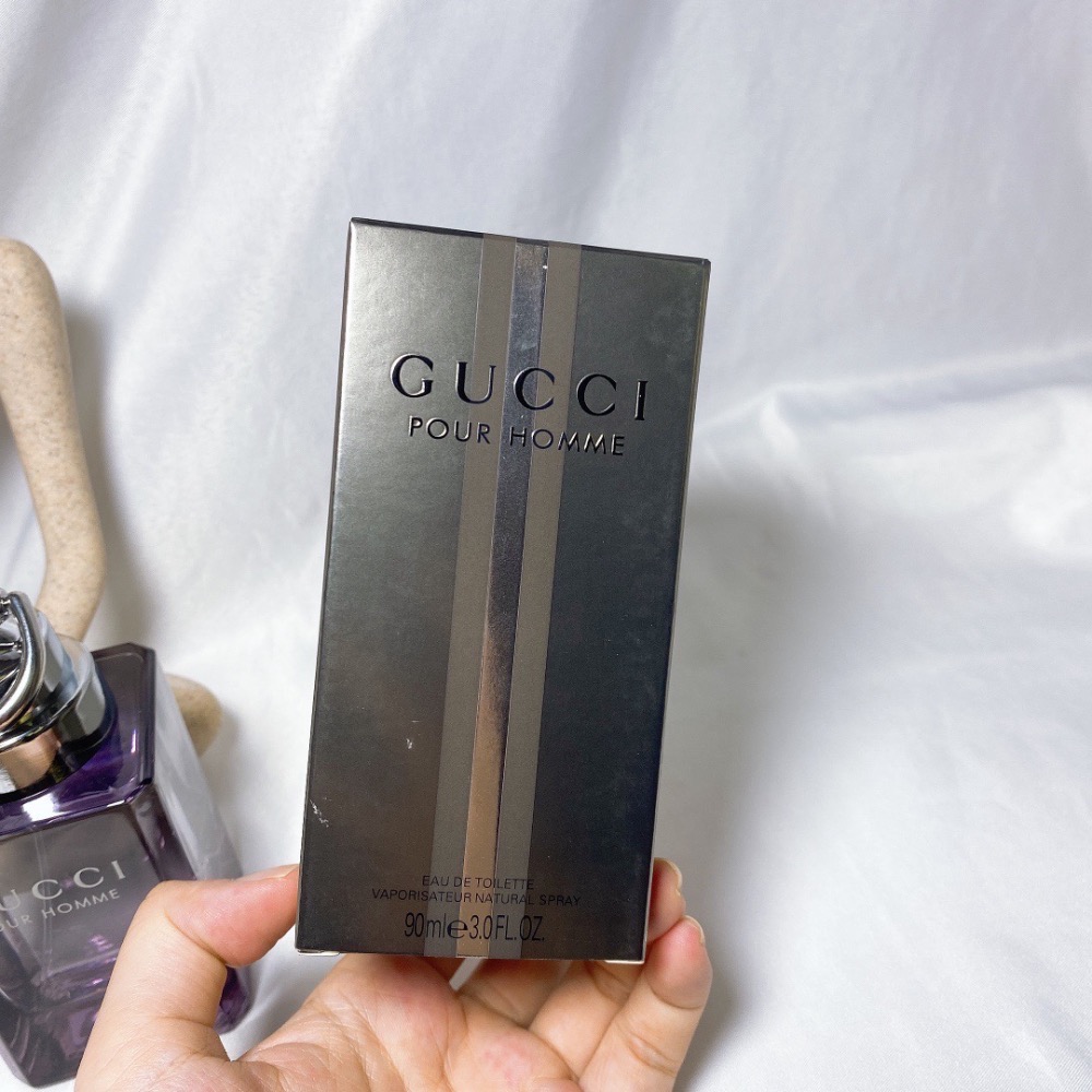 Gucci古馳同名經典男士淡香水清新持久木質香紳士男90ml-細節圖6