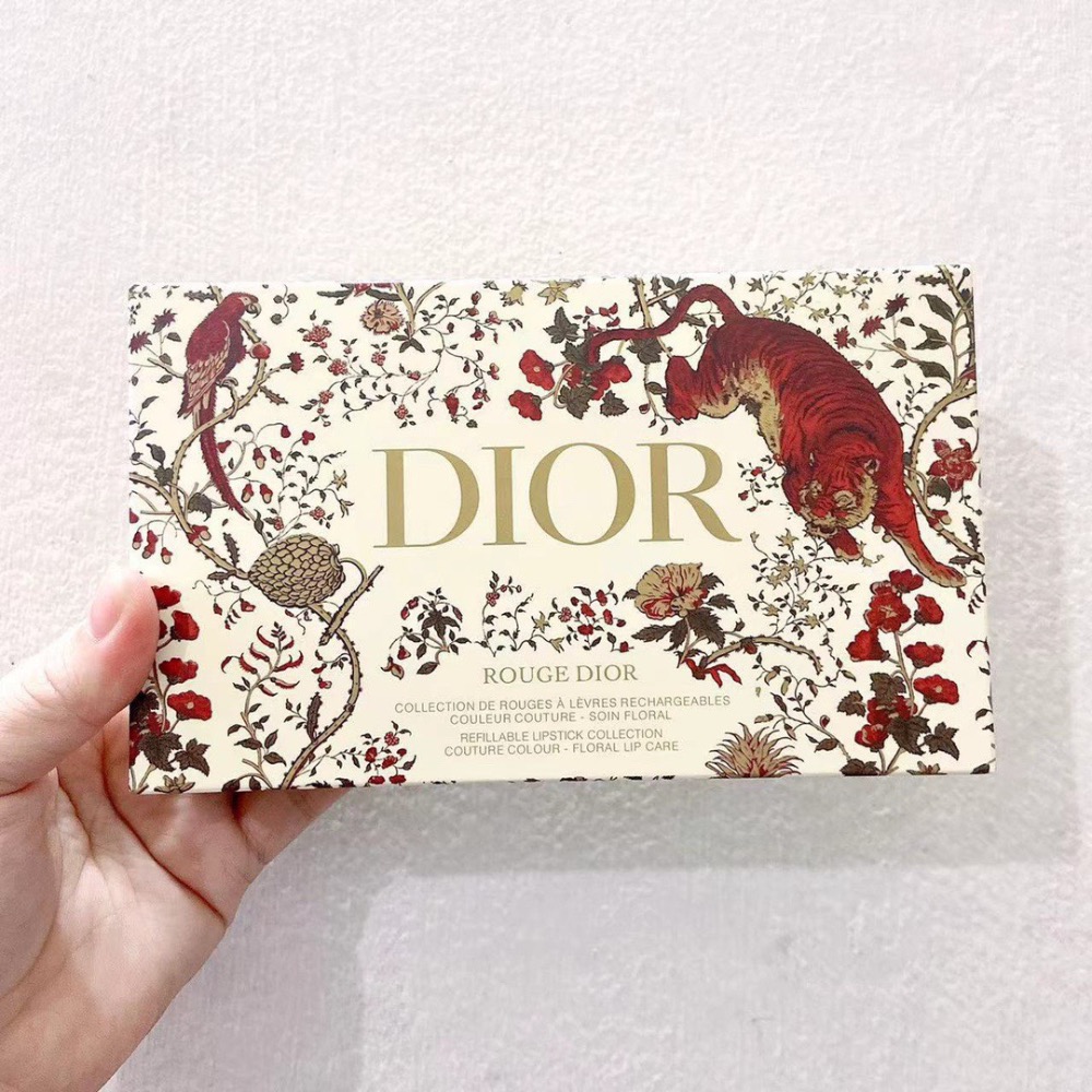 迪奧藍金口紅小樣五件套禮盒裝-細節圖3