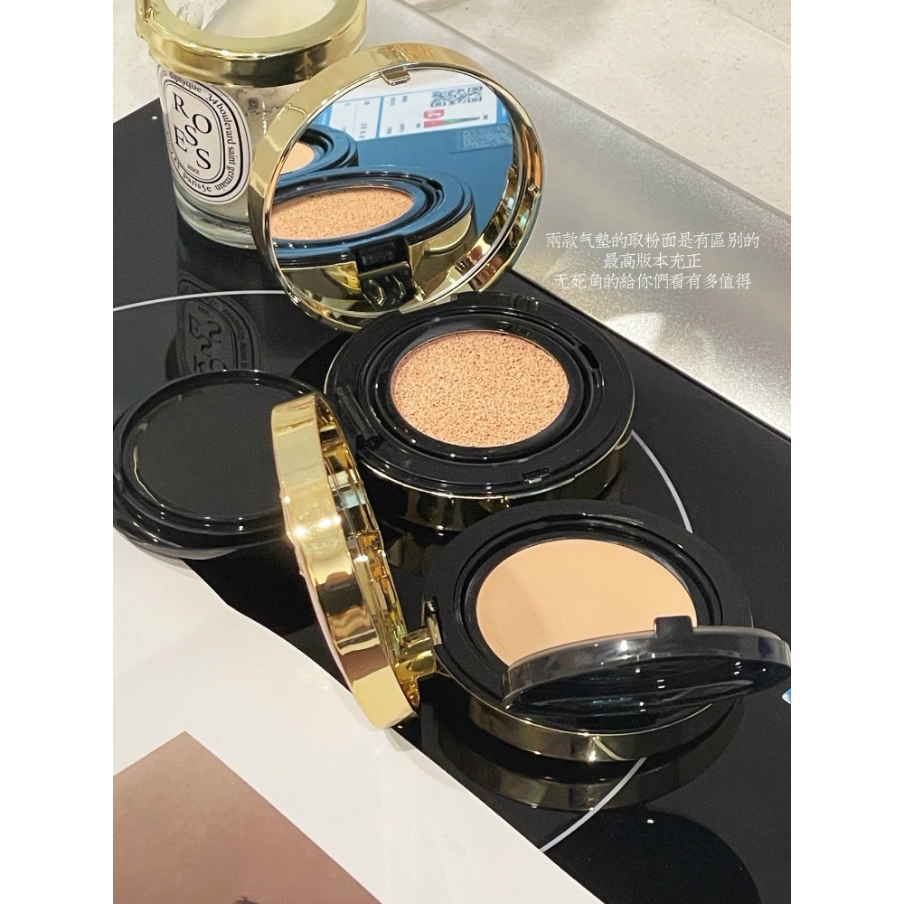 專櫃旗艦店款 聖羅蘭皮革氣墊-細節圖5