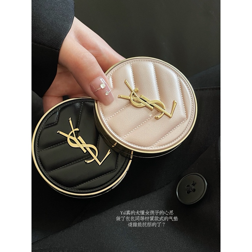 專櫃旗艦店款 聖羅蘭皮革氣墊-細節圖7