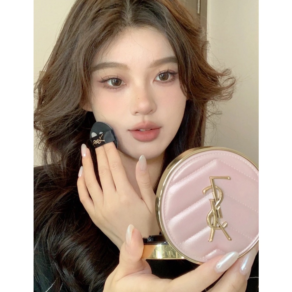 專櫃旗艦店款 聖羅蘭皮革氣墊-細節圖9