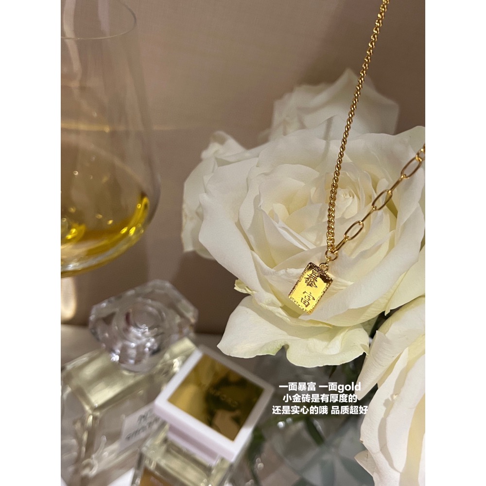 周大福同款小金磚配全套包裝-細節圖2