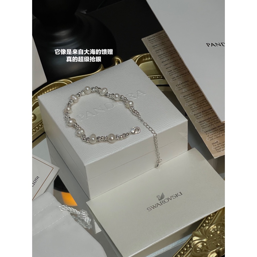 潘家巴洛克珍珠車花手鍊 配包裝-細節圖3