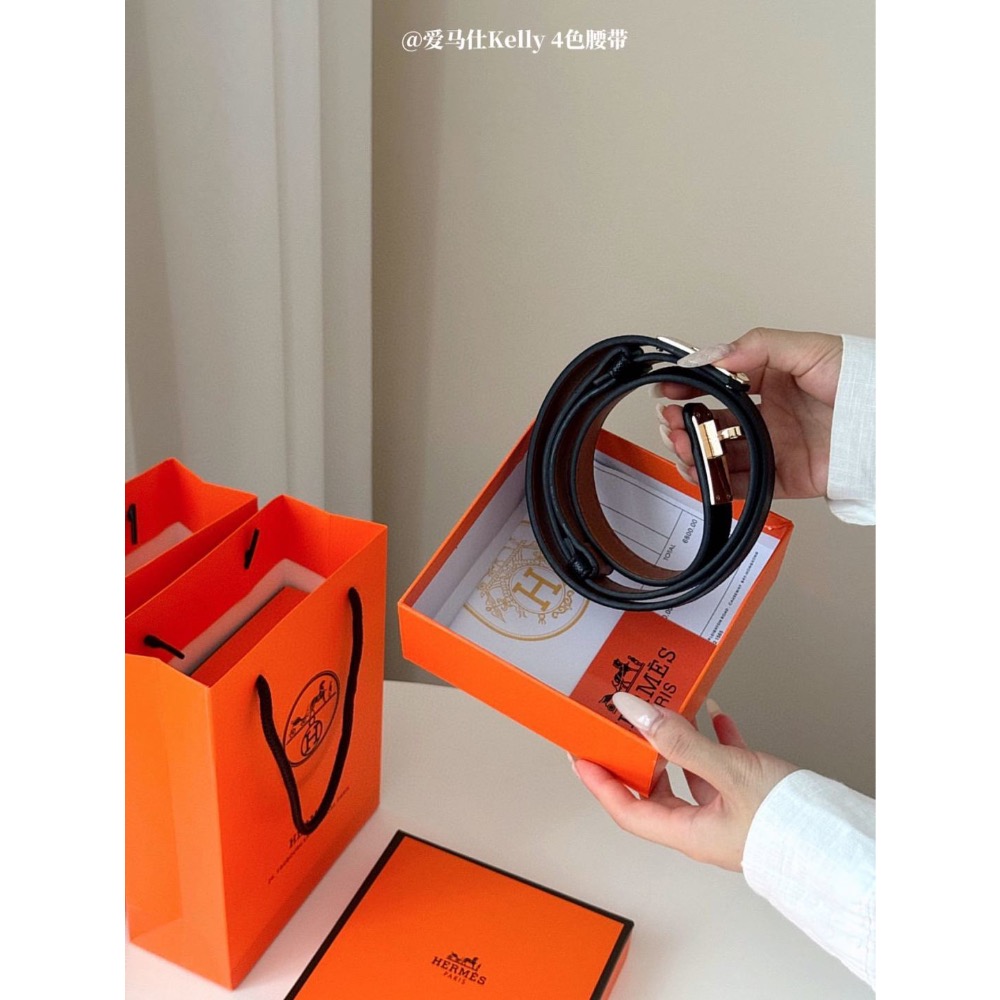 愛馬仕Kelly 4色腰帶禮盒裝-細節圖7