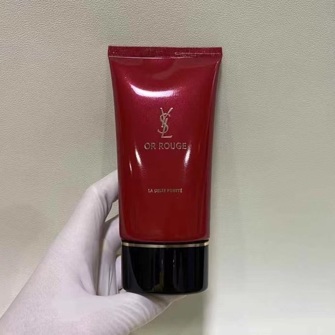 YSL新版藏金紅色洗面乳150ml-細節圖5